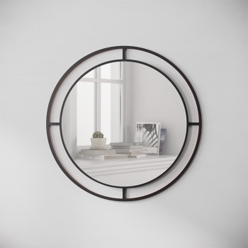 Καθρέφτης τοίχου Art Maison Ζι΄΄α - Black (57x2x57εκ.)