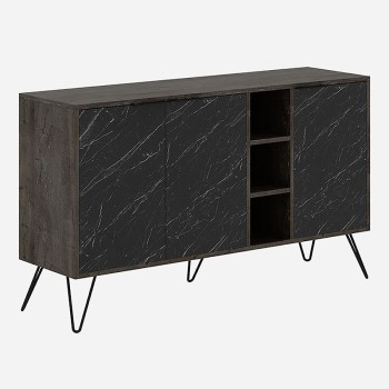 Μπουφές Art Maison ΒΟΡΚΩΤΗ - Dark Coffee Black (142x35,6x83εκ.)