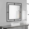 Καθρέφτης τοίχου Art Maison Κρητίνια - Black (58,6x2x58,6εκ.)