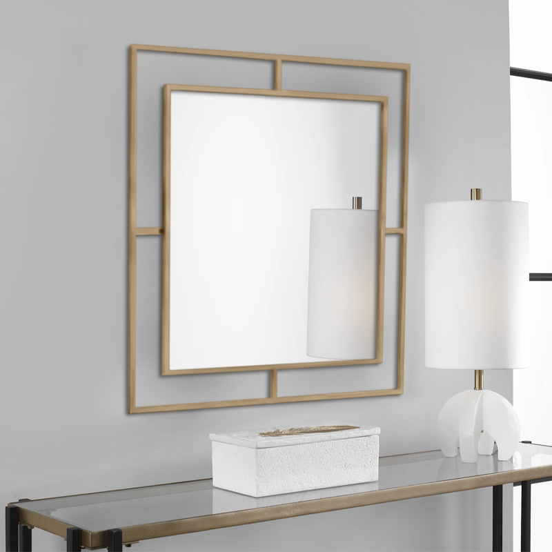 Καθρέφτης τοίχου Art Maison Κρητίνια - Gold (58,6x2x58,6εκ.) Καθρέφτης τοίχου Art Maison Κρητίνια - Gold (58,6x2x58,6εκ.)