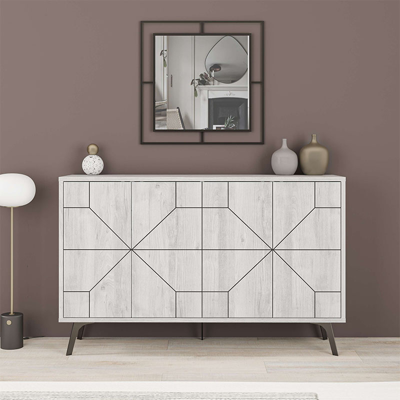 Μπουφές Art Maison Πρασονήσι - White (123x35x77,4εκ.) Μπουφές Art Maison Πρασονήσι - White (123x35x77,4εκ.)