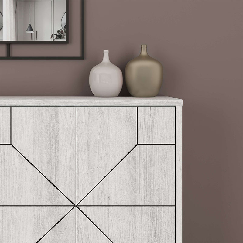 Μπουφές Art Maison Πρασονήσι - White (123x35x77,4εκ.) Μπουφές Art Maison Πρασονήσι - White (123x35x77,4εκ.)