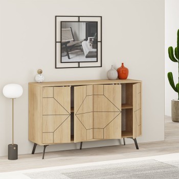 Μπουφές Art Maison Βραώνα - Natural (123x35x77,4εκ.)