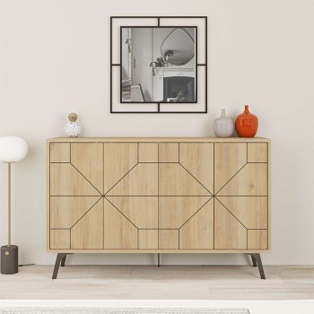 Μπουφές Art Maison Βραώνα - Natural (123x35x77,4εκ.)