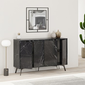Μπουφές Art Maison Βραώνα - Black (123x35x77,4εκ.)