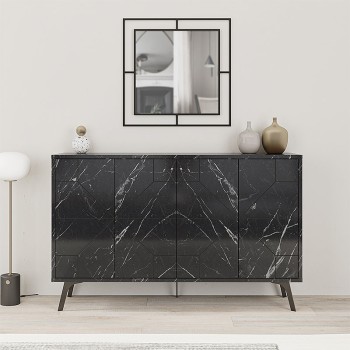 Μπουφές Art Maison Βραώνα - Black (123x35x77,4εκ.)
