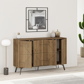 Μπουφές Art Maison Πρασονήσι - Light Brown (123x35x77,4εκ.)