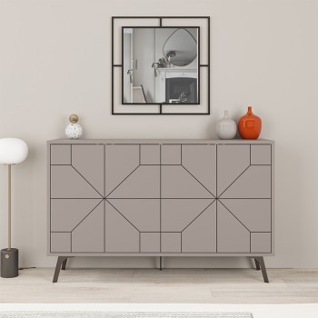 Μπουφές Art Maison Πρασονήσι - Light Mocca (123x35x77,4εκ.)