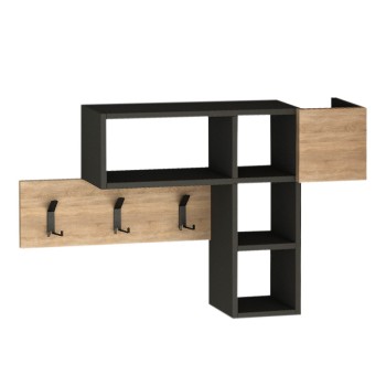 Κρεμάστρα τοίχου Art Maison Αρμενόπετρα - Natural Black (99,5x15x61εκ.)