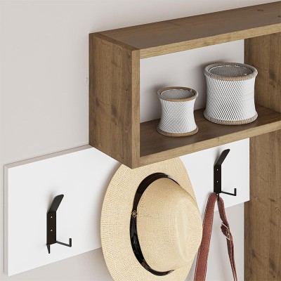 Κρεμάστρα τοίχου Art Maison Αρμενόπετρα - Natural White (99,5x15x61εκ.)