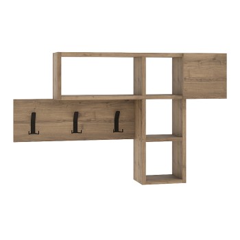 ΚΡΕΜΑΣΤΡΑ ΤΟΙΧΟΥ ART MAISON GOLETA - LIGHT WALNUT (99,5x15x61εκ.)