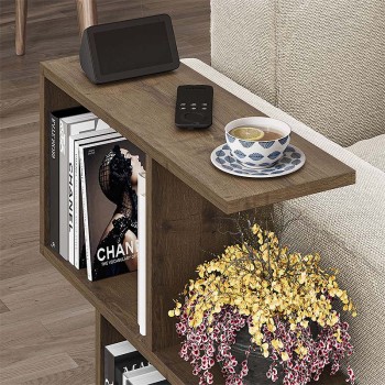 ΒΟΗΘΗΤΙΚΟ ΤΡΑΠΕΖΑΚΙ ART MAISON EXETER - LIGHT WALNUT (60x20x60εκ.)