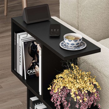 ΒΟΗΘΗΤΙΚΟ ΤΡΑΠΕΖΑΚΙ ART MAISON EXETER - BLACK (60x20x60εκ.)