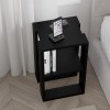 ΚΟΜΟΔΙΝΟ-ΤΡΑΠΕΖΑΚΙ ΒΟΗΘΗΤΙΚΟ ART MAISON TERESOPOLIS - BLACK (34x30x55εκ.)