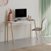 Γραφείο Art Maison Υδρούσα - Gray White (120x60x75εκ.)