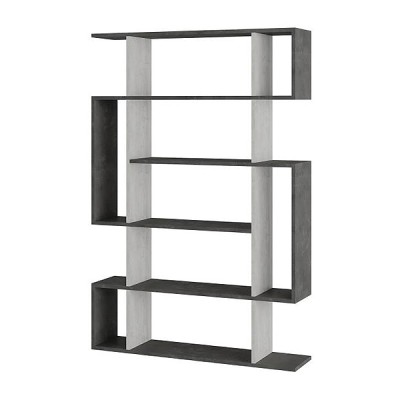 Βιβλιοθήκη Art Maison ΣΤΙΒΗ - Gray (108x25x161εκ.)