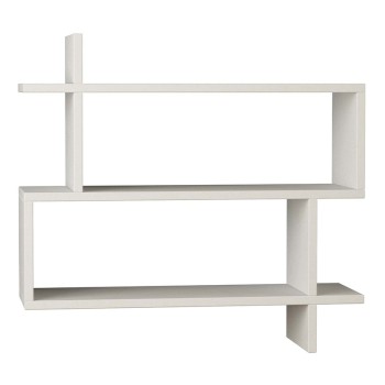 Ραφιέρα τοίχου Art Maison Γαρμπιά - White (70x22x65εκ.)