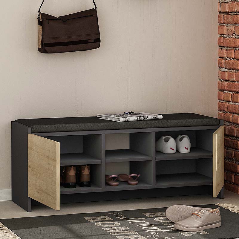 Παπουτσοθήκη Art Maison ΛΙΝΔΟΣ - Charcoal Natural (110x37x43εκ.) Παπουτσοθήκη Art Maison ΛΙΝΔΟΣ - Charcoal Natural (110x37x43εκ.)