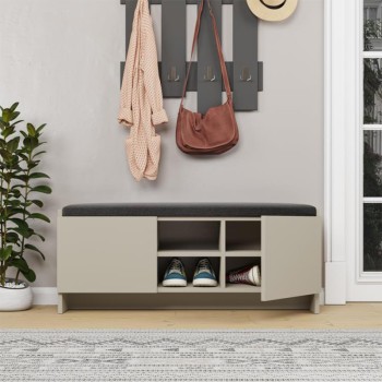 Παπουτσοθήκη Art Maison ΛΙΝΔΟΣ χρώμα sandstone 110x37x43εκ.