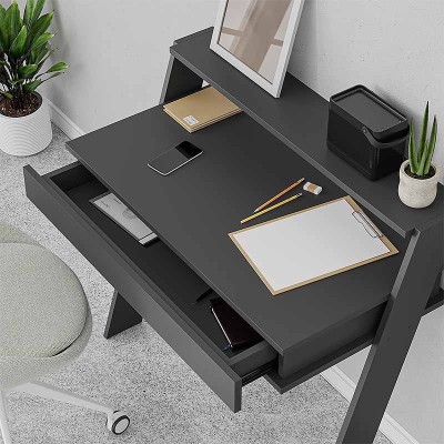 Γραφείο Art Maison Ναυτίλος - Charcoal (94x50x91εκ.)