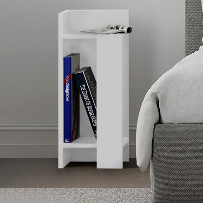 ΚΟΜΟΔΙΝΟ ΣΕΤ 2 ΤΕΜΑΧΙΩΝ ART MAISON REDONDA - WHITE (25x27x60εκ.)