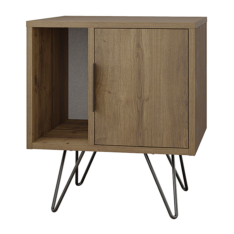 Κομοδίνο Art Maison Λαούσες - Light Brown (50,2x44,6x58εκ.)