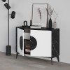 Μπουφές Art Maison Αβέλας - Black White (110x35,6x82εκ.)