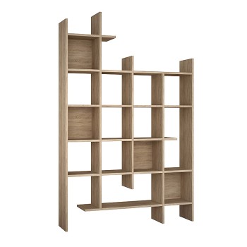 ΒΙΒΛΙΟΘΗΚΗ ART MAISON MARSA - NATURAL (122x25,5x188εκ.)