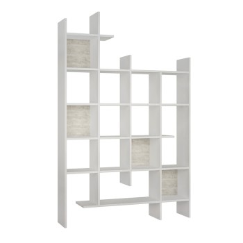 ΒΙΒΛΙΟΘΗΚΗ ART MAISON LONDRINA - WHITE (122x25,5x188εκ.) ΒΙΒΛΙΟΘΗΚΗ ART MAISON LONDRINA - WHITE (122x25,5x188εκ.)