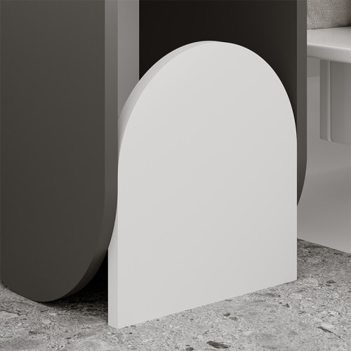 Κομοδίνο Art Maison Θερμόνες - Charcoal White (32x32x71εκ.)