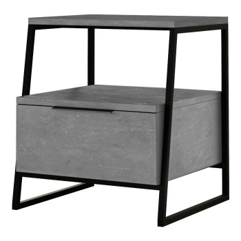 Κομοδίνο Art Maison Μολάθι - Gray (45x40x50εκ)