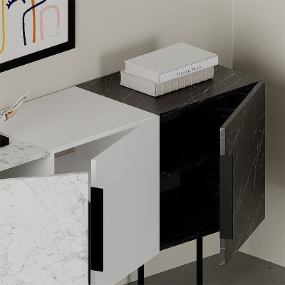 Μπουφές Art Maison Μοσχονάς - White Black (150x42x79,5εκ.) Μπουφές Art Maison Μοσχονάς - White Black (150x42x79,5εκ.)