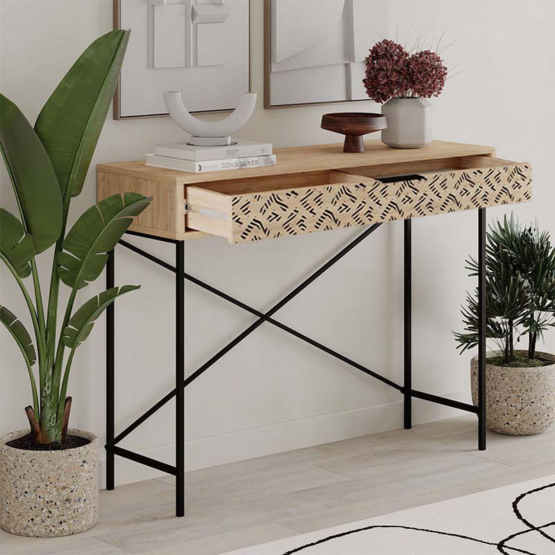 Κονσόλα Art Maison Λέρος - Sapphire Oak (110x35,6x90εκ.)