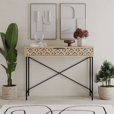 Κονσόλα Art Maison Λέρος - Sapphire Oak (110x35,6x90εκ.)