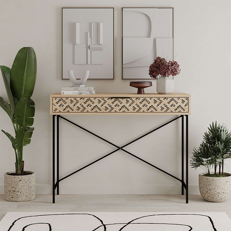 Κονσόλα Art Maison Λέρος - Sapphire Oak (110x35,6x90εκ.)