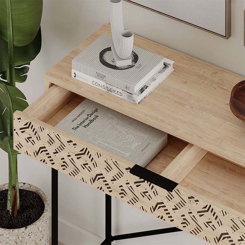 Κονσόλα Art Maison Λέρος - Sapphire Oak (110x35,6x90εκ.)