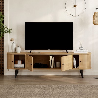 Έπιπλο τηλεόρασης Art Maison Λευκάδα - Natural (180x40x52εκ.) Έπιπλο τηλεόρασης Art Maison Λευκάδα - Natural (180x40x52εκ.)