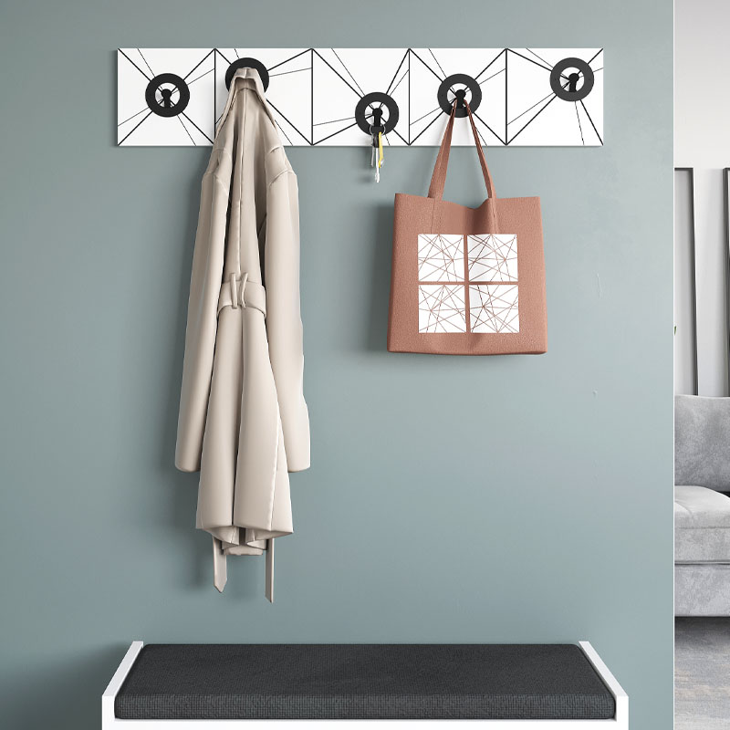 Κρεμάστρα τοίχου Art Maison Μεσόγειος - White (90x1,8x18εκ.)