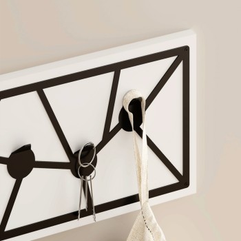 Κρεμάστρα τοίχου Art Maison Μεσόγειος - White (74,6x1,8x26,6εκ.)