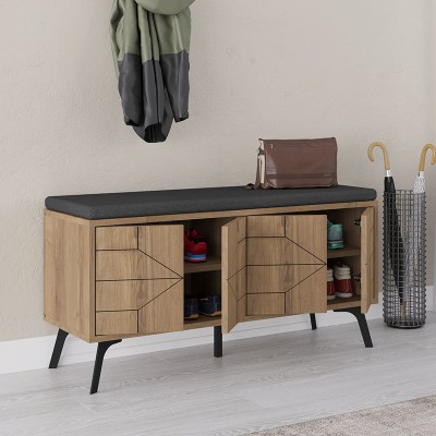 Παπουτσοθήκη Art Maison Ιόνιο - Light Brown (107x35x55εκ.)