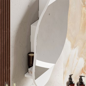 ΚΑΘΡΕΠΤΗΣ ΜΠΑΝΙΟΥ ART MAISON FIREBAUGH - WHITE (60x13x75εκ.)