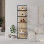 Βιβλιοθήκη Art Maison Morpeko χρώμα sapphire oak 53x31,7x180εκ.