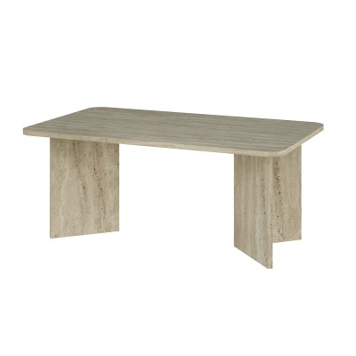 Τραπεζάκι σαλονιού Art Maison Dachoman χρώμα neo travertine 100x60x41,8εκ.