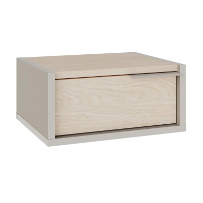 Κομοδίνο επιτοίχιο Art Maison Cornelia χρώμα sandstone - light oak 40x33x18,5εκ.