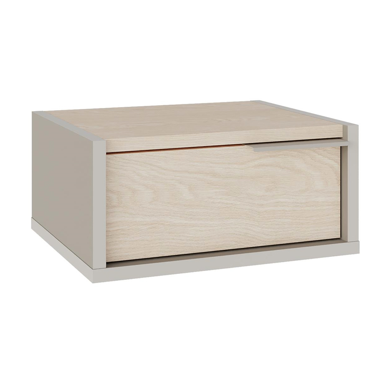 Κομοδίνο επιτοίχιο Art Maison Cornelia χρώμα sandstone - light oak 40x33x18,5εκ.