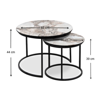 ΤΡΑΠΕΖΑΚΙΑ ΣΑΛΟΝΙΟΥ ART MAISON LIJA - BEIGE MARBLE (65x65x44εκ.) ΤΡΑΠΕΖΑΚΙΑ ΣΑΛΟΝΙΟΥ ART MAISON LIJA - BEIGE MARBLE (65x65x44εκ.)