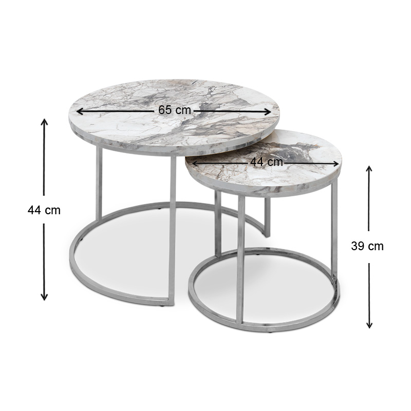 Τραπεζάκια σαλονιού Art Maison ΑΡΜΑΘΙΑ - Beige Marble (65x65x44εκ.) Τραπεζάκια σαλονιού Art Maison ΑΡΜΑΘΙΑ - Beige Marble (65x65x44εκ.)