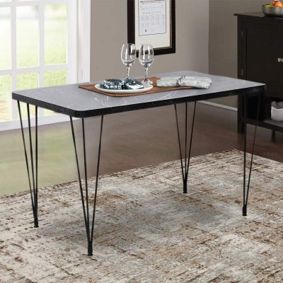 Τραπέζι Art Maison ΒΕΝΕΤΙΚΟ - Black (120x70x75εκ.)