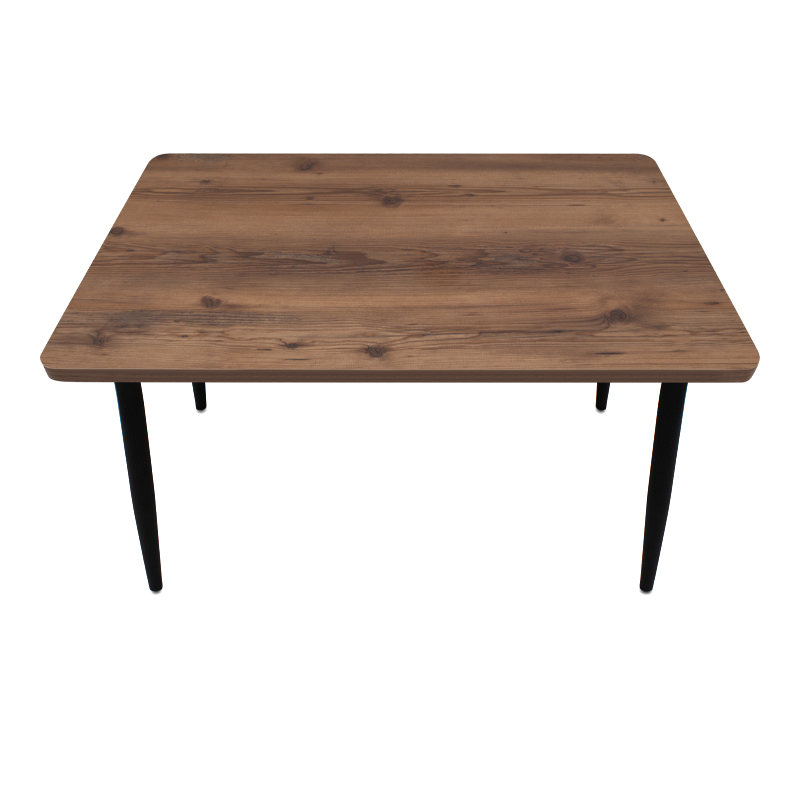 Τραπέζι Art Maison Dagama Mdf - μεταλλικό χρώμα καπνιστή καρυδιά 130x75x75εκ.