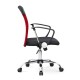 Καρέκλα γραφείου Art Maison Θέρισο - Red Black ( 59x57x95/105εκ.)